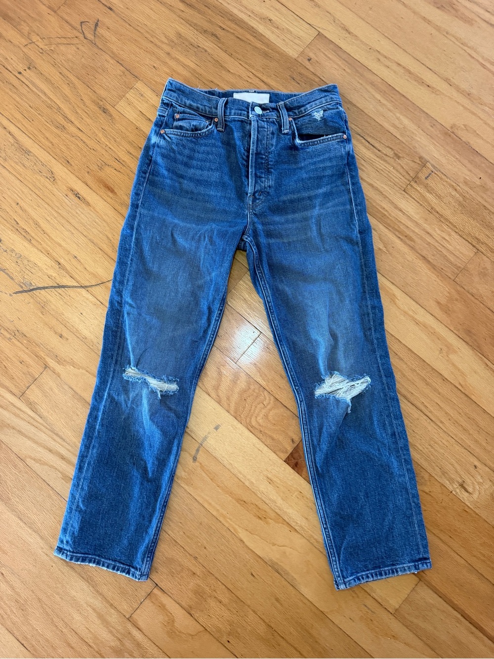 MOTHER Women's Tomcat Ripped Jeans